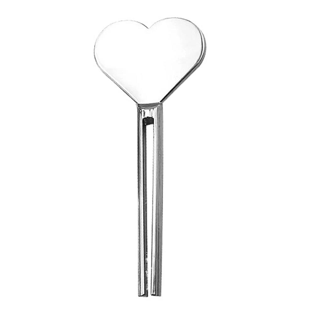 Manual Tube Squeezer Key Roller Set Heart/Circle Shaped Toothpaste Dispenser Bathroom Organizer Lazy Essential