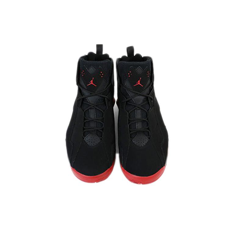 Air Jordan True Flight 'Black' (Unisex) Black / Red-Metallic Silver Vintage Basketball Shoes 342964 001