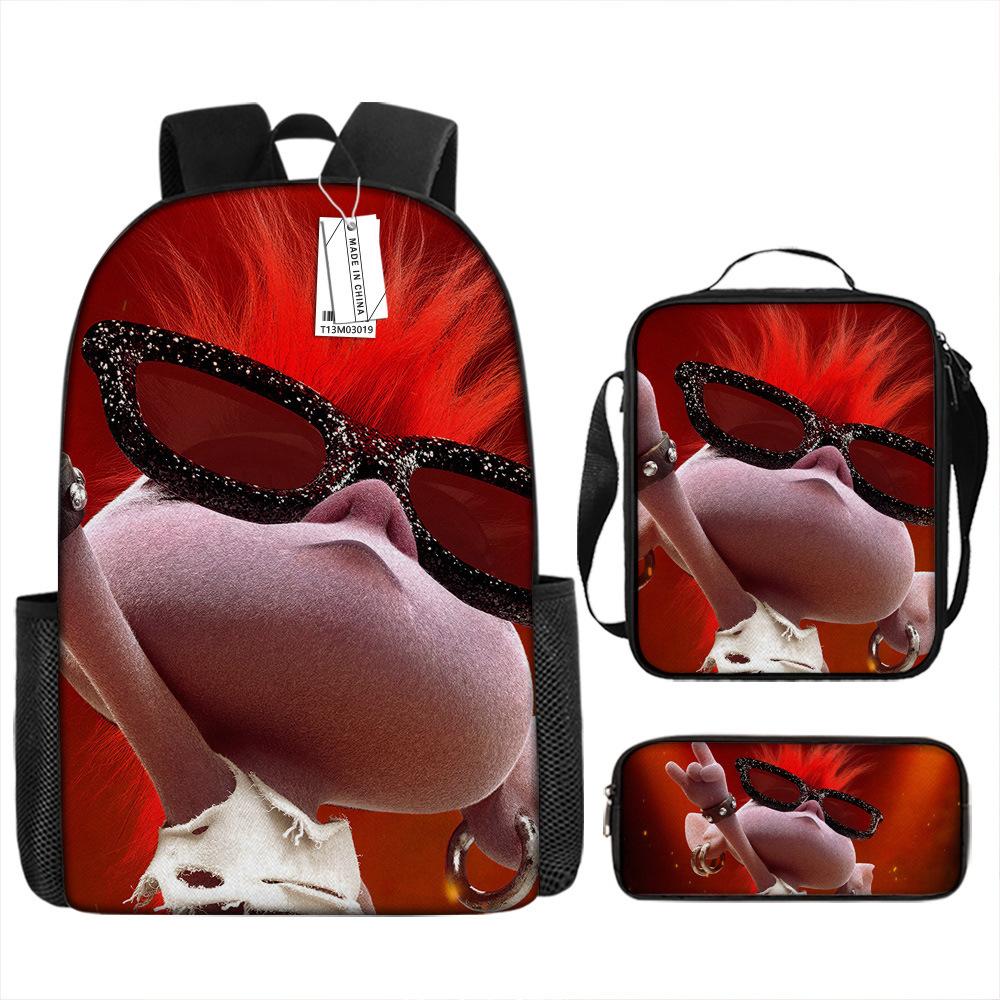 Magic Hair Elf School Bag Trolls Trolls, Ugly Baby Backpack Student School Bag Outdoor Cartoon Children'S Backpack
