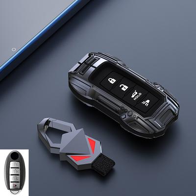Чехол-держатель для автомобильного ключа из цинкового сплава для Nissan Teana J31 J31 Защитная оболочка с брелоком Аксессуары для интерьера