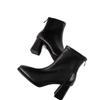 Fashion Fashion Back Zipper Modern Boots 2024 New High Quality Ankle Women's Boots  New High Heels Solid Shoes for Women Zapatos Mujer