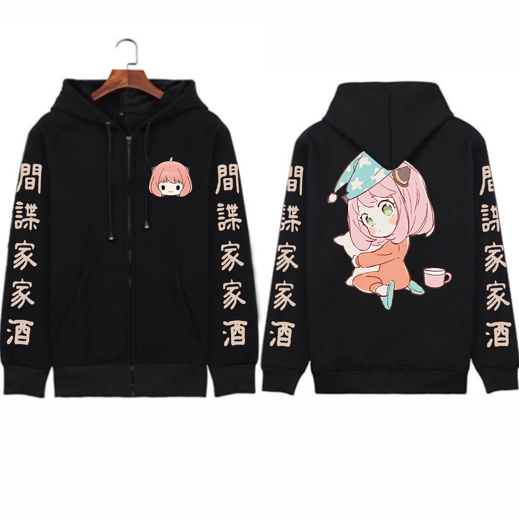 Аниме Harajuku Spy x Family Forger Anya толстовки с принтом в готическом стиле в стиле пэчворк, повседневная уличная одежда для женщин и мужчин, толстовки с длинными рукавами для подростков