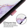 For Xiaomi Redmi Note 15 Pro 5G Case with Strap Marble Pattern Leather Phone Cover Card Holder