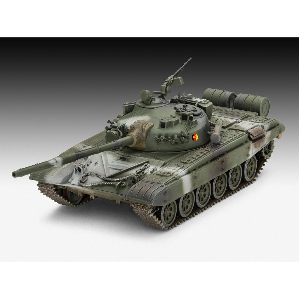 Немецкий уровень 1/72 Советский танк Т-72 М1 Пластиковая модель 03357 - Масштабная военная модель Игрушка