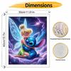 Disney Stitch and fairy oil painting hand painting art kit coloring painting handmade diy home decoration gift