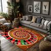 Коврик-дорожка Tuniu Casino Roulette Wheel Game Floor Carpet Mat для гостиной, кухни, домашнего декора, нескользящий ковер