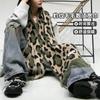 Женский шерстяной шарф с леопардовым принтом, осенне-зимняя высококачественная кашемировая шаль, романтичный шарф в стиле Spice girl, утолщенный и теплый