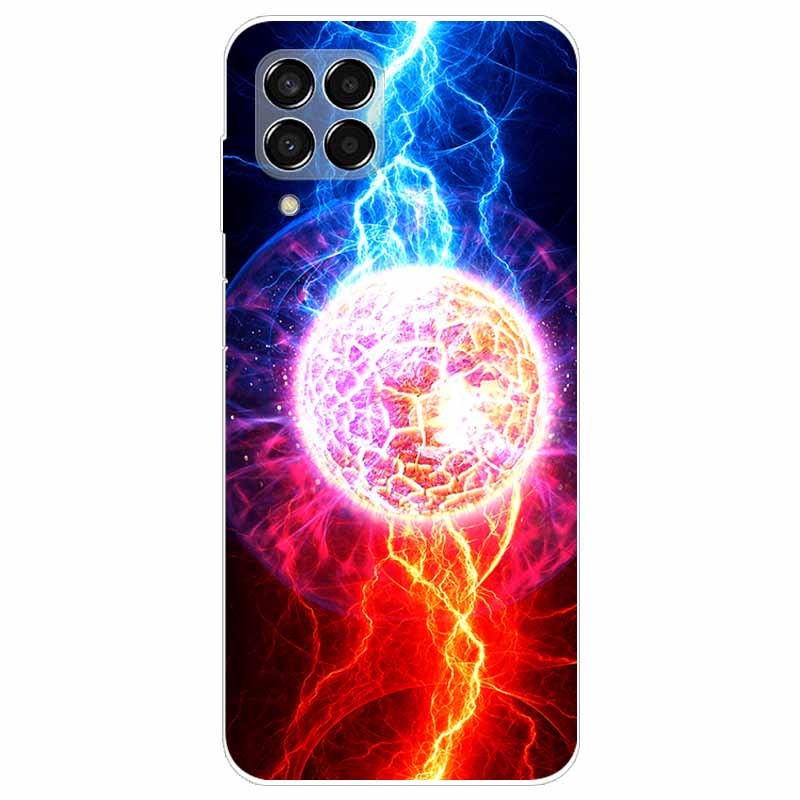 Case for Samsung M33 Cover Marble Soft TPU Silicone Phone Covers for Samsung Galaxy M53 5G Case Clear Bumper M 33 53 Protective