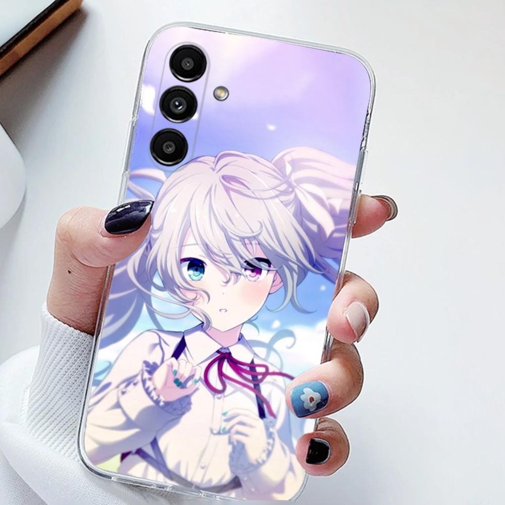 Игровой Чехол для Телефона Project Sekai для Samsung Galaxy A71,70,52,51,40,31,A50,30S,21S,Note20ultra Прозрачный Чехол