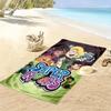 Supernoobs 2D Flat Print Beach Towel, Large Soft Quick Dry Towel for Beach Camping SwimmingSSTJ0917174