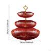 Fruit Plate Cupcake Stand Decorative Modern Dessert Cake Serving Platters for Party