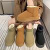 Snow Boots for Women, Winter New Style, Cotton Shoes with Thick Velvet for Outer Wear, Anti Slip Boots for Winter Wear