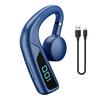 V18 Bluetooth-compatible Earphone Bone Conduction LED Ear Hook Digital Display Business Sports Wireless