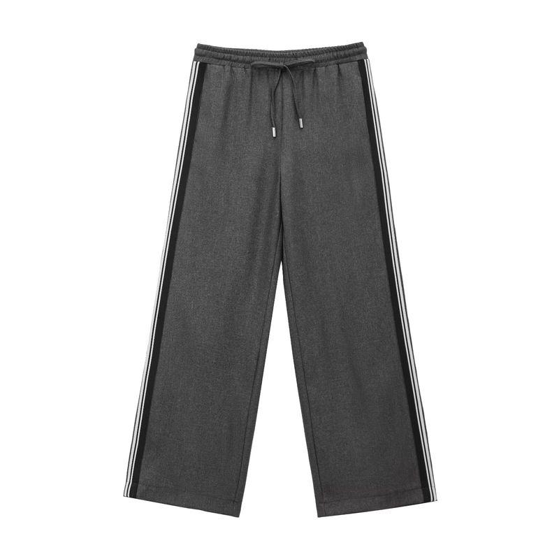 Kaslead New Arrival Women's Clothing Fashion Style Side Stripes with Decoration Outwear Pants 9915802 9913802