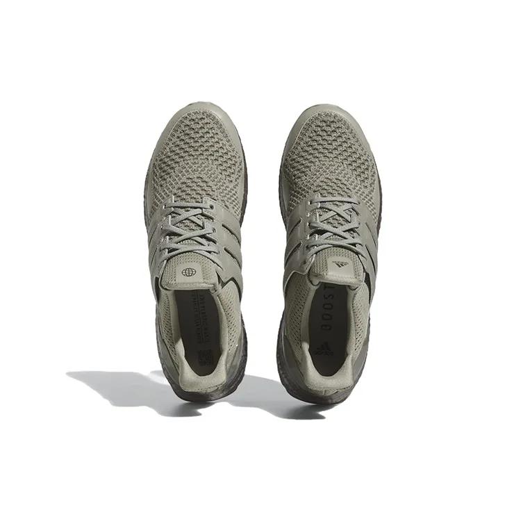 Adidas UltraBoost 1.0 Spikeless Golf 'Silver Pebble' (Unisex) Silver Pebble / Silver Pebble / Olive Strata Golf Shoes GV6920