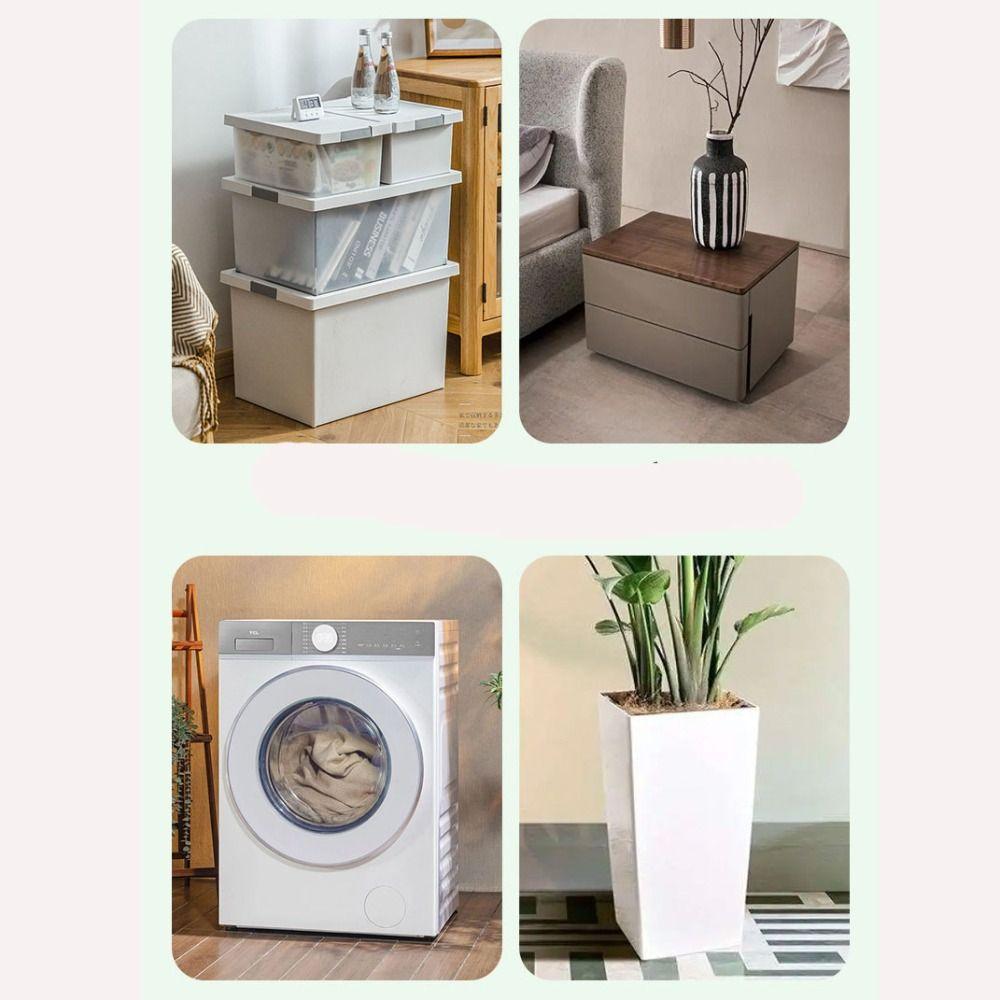 4 шт./компл. Бесшумный шариковый шкив с вращением на 360°, 5 бусин, мебельные ролики, прочные универсальные колеса