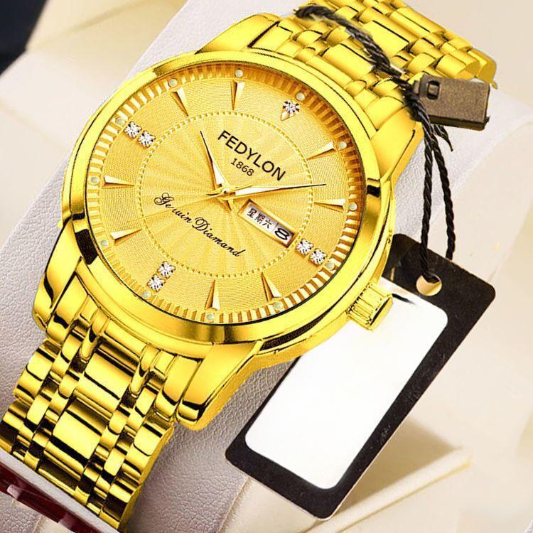 Fortiren Мужские часы Мужские автоматические механические часы Многофункциональные светящиеся водонепроницаемые кварцевые мужские часы