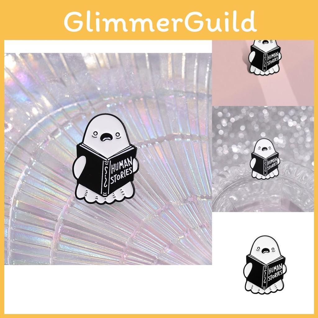 Брошь Привидение Привлекательная булавка Причудливый мультяшный металлический значок Декоративный подарок Хэллоуин