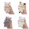 PP Cotton Plush Cat Keychain Meow Plush Cat Doll Pendant Car KeyRing Cat Plush Keyring  Bag Pendant