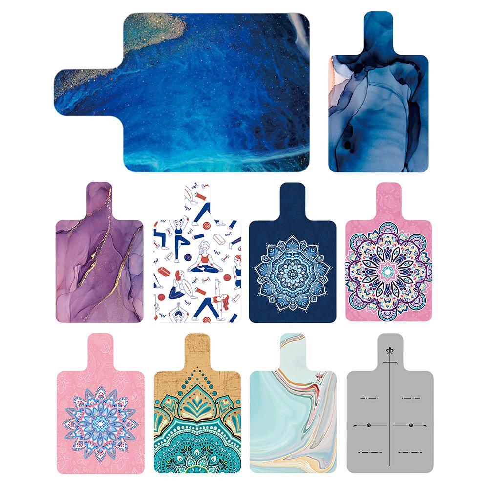 Rubber Pilates Gymnastics Mat Anti-Slip Exercise Mats Core Training Soft Portable High-Temperature Resistant for Home Gym Office