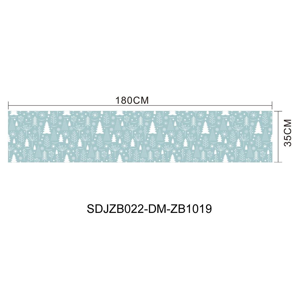 Рождественский настольный флаг 35*180 см атмосферное украшение скатерть с принтом настольный флаг украшение на Рождество