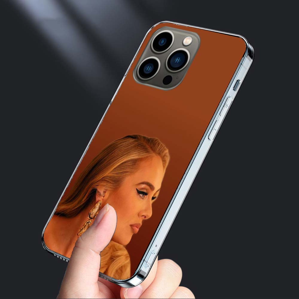 Чехол для телефона Singer A-Adele Для Iphone 16E 15 Pro 14 Plus 17Air 16 17 Pro Max 12 13 Mini X XS XR 7 8 SE2020 Capa Милый чехол TPU Cl