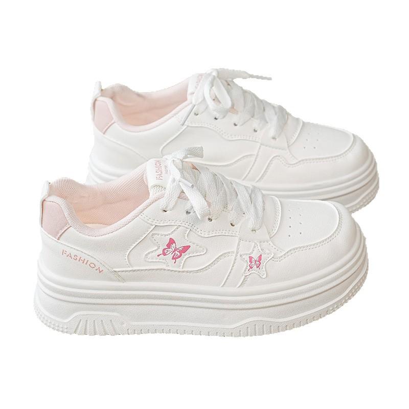 Spring and Autumn new ins trendy lace-up platform student sports and leisure shoes MR