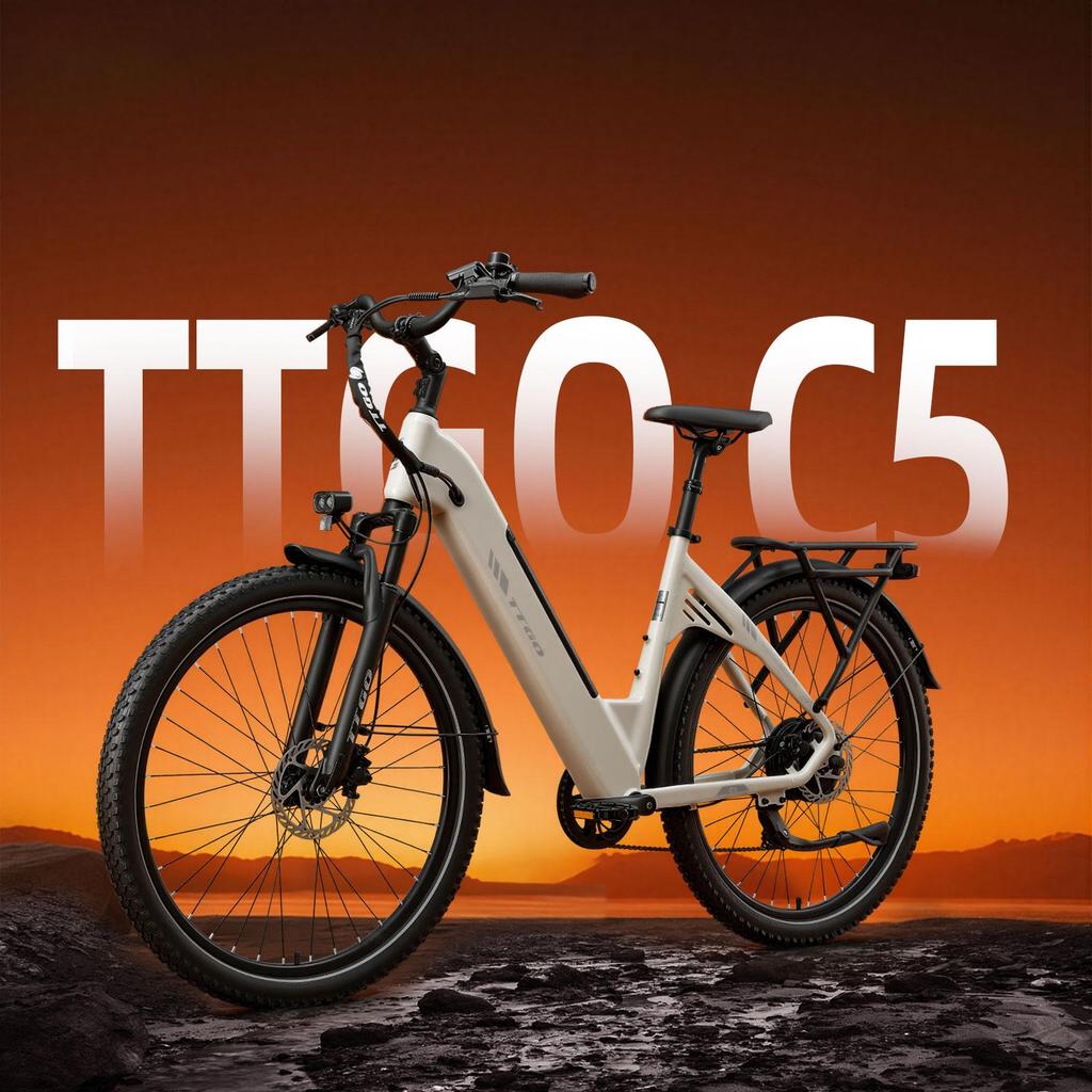 TTGO C5 - 250W Motor - 48V 13.5Ah Lithium Battery – Range up to 90 km – Hydraulic Disc Brakes – 27.5×2.4 inch Tires – Shimano 7 Speeds