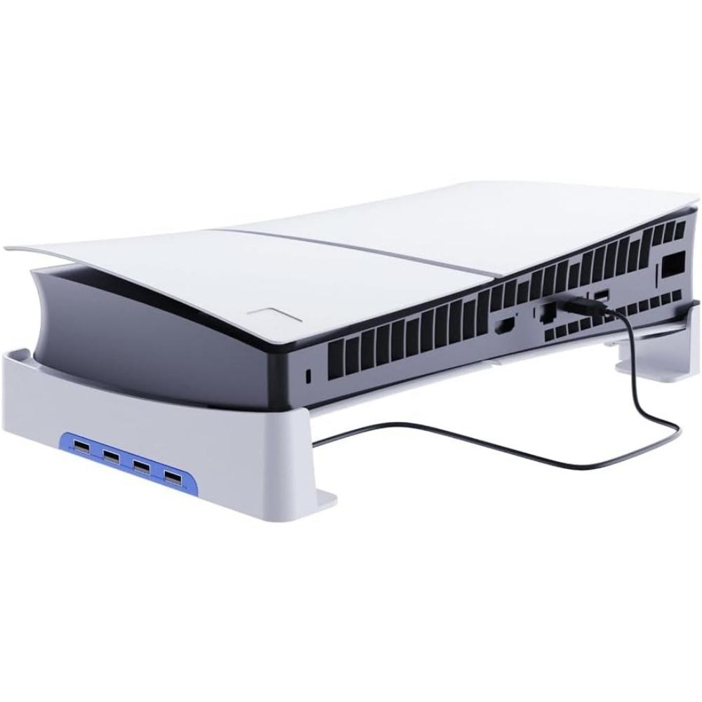 Подставка для консоли Sony PS5 Slim с 4 портами USB2.0, держатель подставки для игровой консоли, подставка для хранения игровых приставок