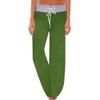 Women's Fashion Casual Comfortable Pajama Pants Printed Drawstring Wide Leg Pants Trousers