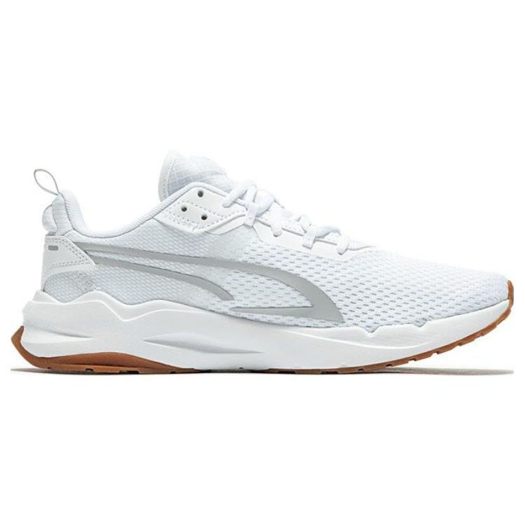 Puma Унисекс Кроссовки для бега Stride низкие Белый Серебристый 389422-02