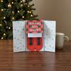 Creative Holiday Present Packaging Handmade Waterfall Christmas Gift Card Booklet Pull Out Book Interactive Festive Paper Souvenirs Cash Envelopes,