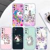RP14 Cartoon Unicorn Phone Case for Motorola Moto G10 G20 G30 G31 G32 G34 G35 G41 G42 G50 G51 G52 G55 G60 G60S G62 G71 G72 G75