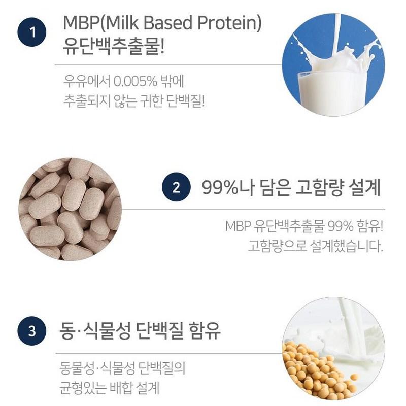 mbp 120 tablets, 4 month supply, large capacity, HACCP, women's MBP milk protein extract powder, tablet capsule efficacy, 2 units