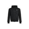 Printed Fleece-Lined Warm Sports Hooded Jacket Men Outerwear Black CV2356-010