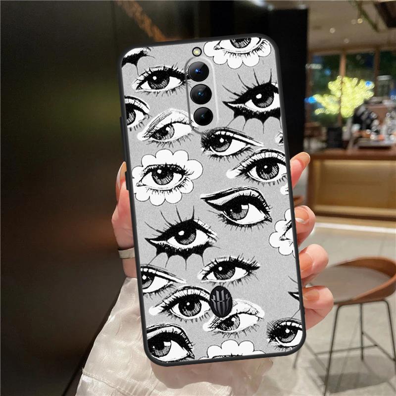 Чехол-иллюстрация 'Глаз' для ZTE Nubia Red Magic 11 10 9 8 8S 9S 10S Pro Plus 6 7 6S 7S Для RedMagic 10 Air Чехол