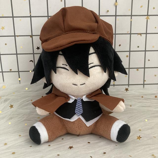 Аниме Bungou Stray Dogs, плюшевая игрушка Эдогава Рампо Накахара Дазай Осаму, плюшевая кукла, персонаж для косплея, милая мягкая подушка 20 см