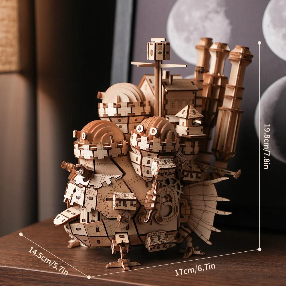 """Креативный Замок 3D Деревянная Головоломка Деревянный Модель-Набор DIY Игрушка Домашний Декор Сложная Лучший Подарок Для Детей Взрослых """