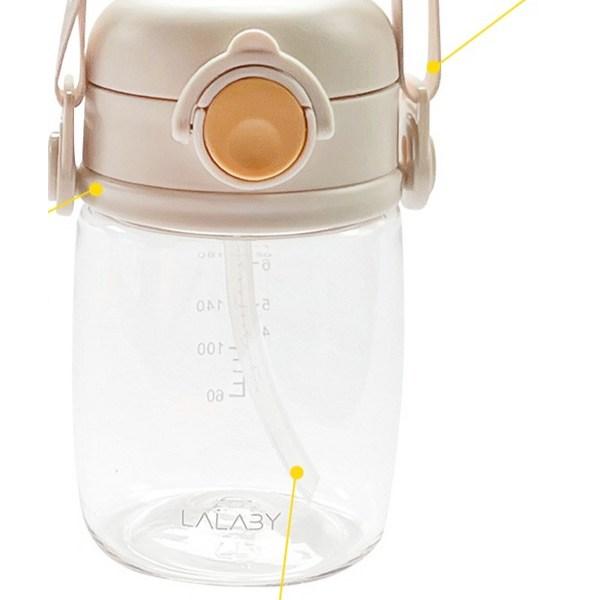 Lalabee Plus Tritan Straw Cup, Ivory, 1 Piece, 220ml