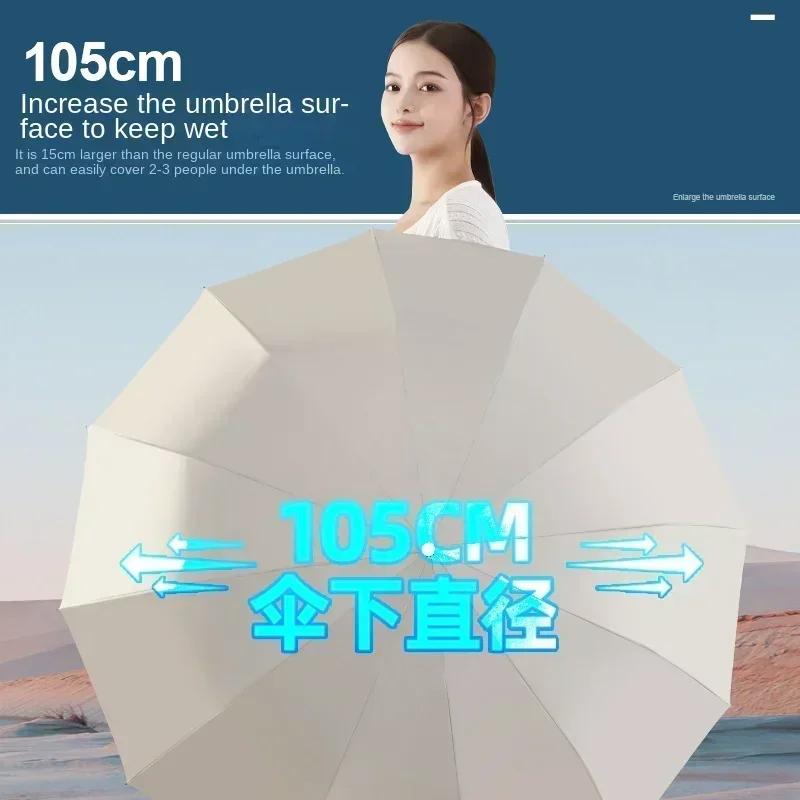 1PCS Auto Open Close Umbrella Compact Fold Sun Rain Proof UV Protection Premium Travel Umbrella NEW