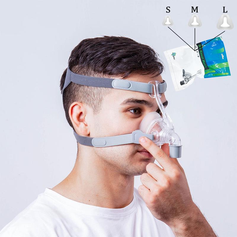 BMC GII E-20AJ Автоматический аппарат CPAP APAP Здравоохранение для апноэ во сне Аппарат ИВЛ против храпа с носовой маской NM4 Размер SML в одном