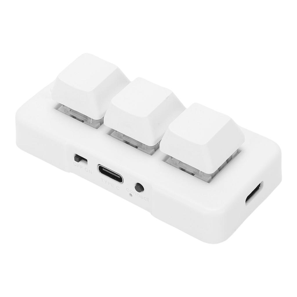 3 Keys Small Keypad USB Wired 2.4G Wireless Custom Mechanical Keyboard for Gaming and Work