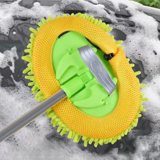 Щетка для мойки автомобиля 2-в-1, швабра для мойки автомобиля с комплектом с длинной ручкой, трехсекционная швабра для мойки автомобиля с длинной ручкой, набор щеток для чистки без царапин