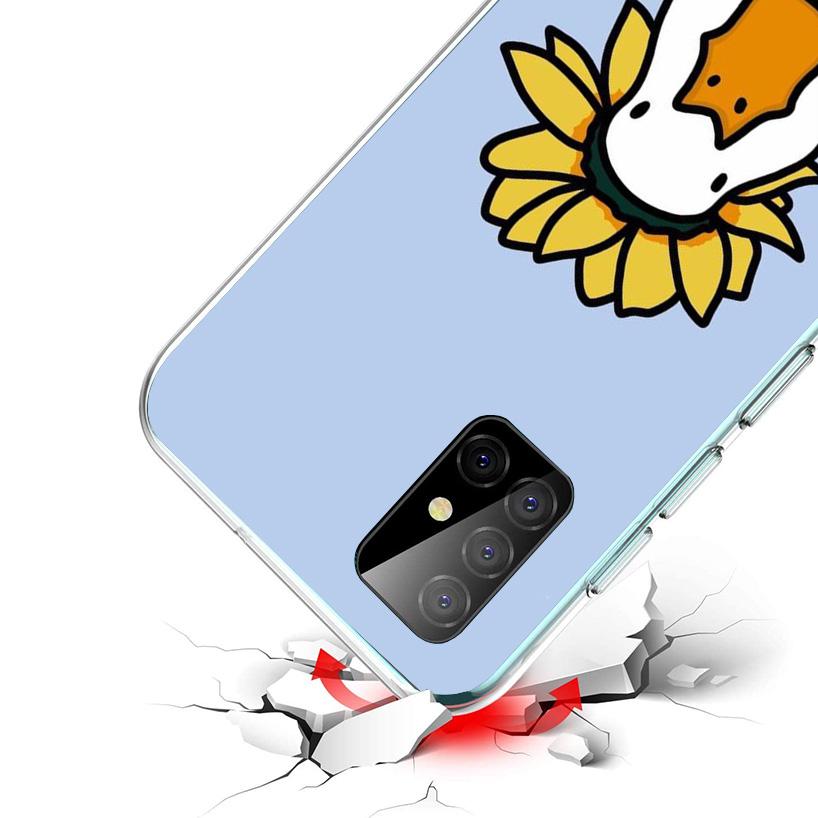 Мультяшный Милый Гусь Игровой Чехол Для Телефона Для Samsung Galaxy A52 A32 A22 A12 A51 A31 A50S A30S A20S A10S Note 20 Ultra 10 Plus S10 A72