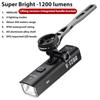TOSUOD Bicycle Light 1000/1200/1500 Lumen Bike Headlight Power Bank Flashlight Handlebar USB Charging MTB Road Highlight 7