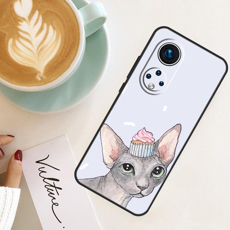 Сфинкс Кот Сфинкс Для Honor Magic 7 Lite 6 8 Pro Чехол Для Honor 200 400 50 70 90 X8c X8b X9a X9b X9c X9d Win RT