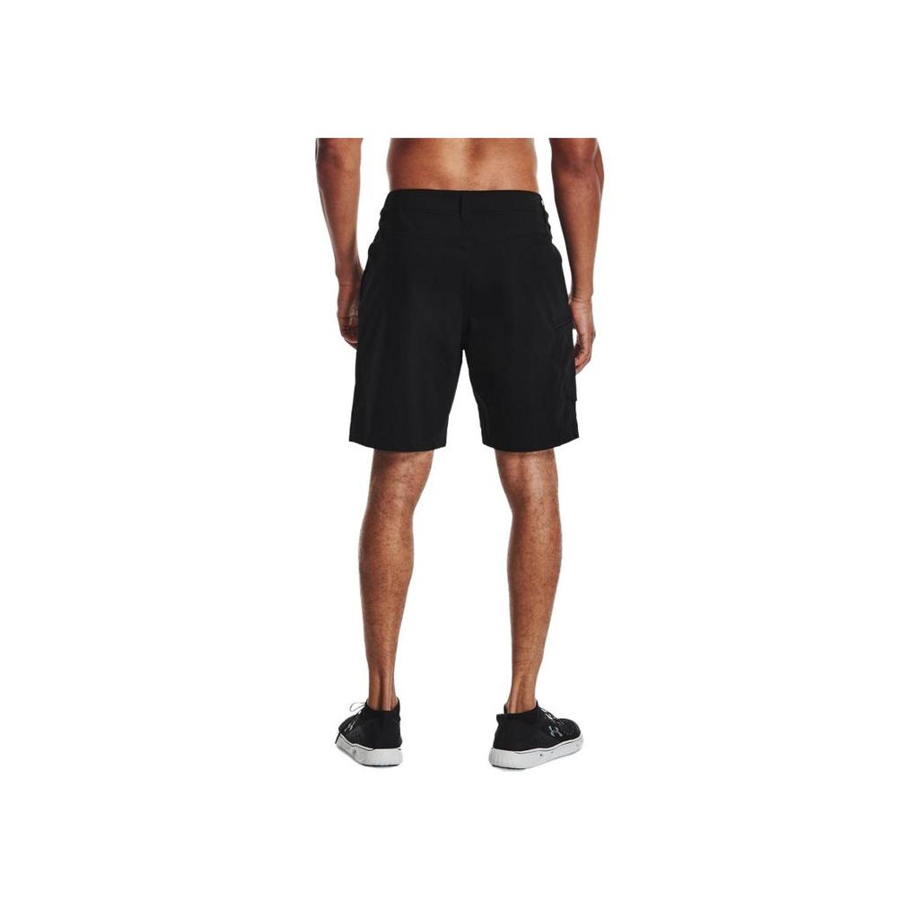 Under Armour Сплошной цвет, большие карманы, спортивные повседневные дышащие шорты, мужские штаны, черные 1361298-001
