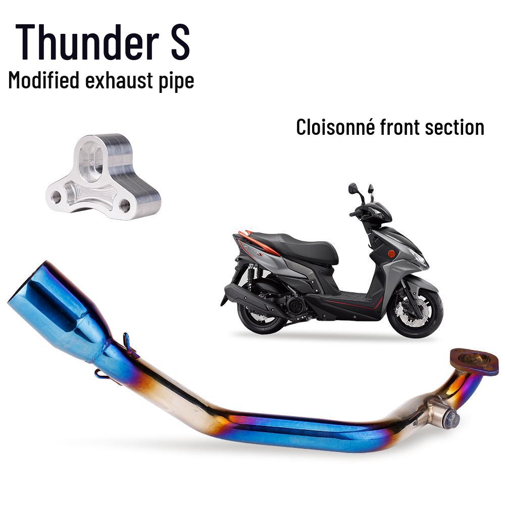 Kymco Thunder S RACING Модификация выхлопной системы: Хвостовая часть прямой посадки для скутеров 17-21 годов