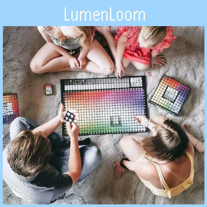 Hues And Cues A Guessing Game Of Colors Clues Puzzle Toy With Plastic Components For Family And Party Activities