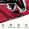 Фланелевое одеяло с принтом Atlanta Falcons, Высококачественное, Удобное для всех сезонов, Декор для дома, Тепло и уют, Идеально для рождественских подарков